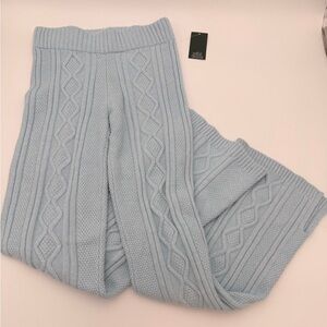 Wild Fable Cable Knit Pants Light Blue XS